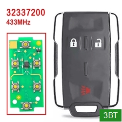 Auto Smart Remote Control Key Fob M3N-32337200 433MHz 3B  For Chevrolet GMC